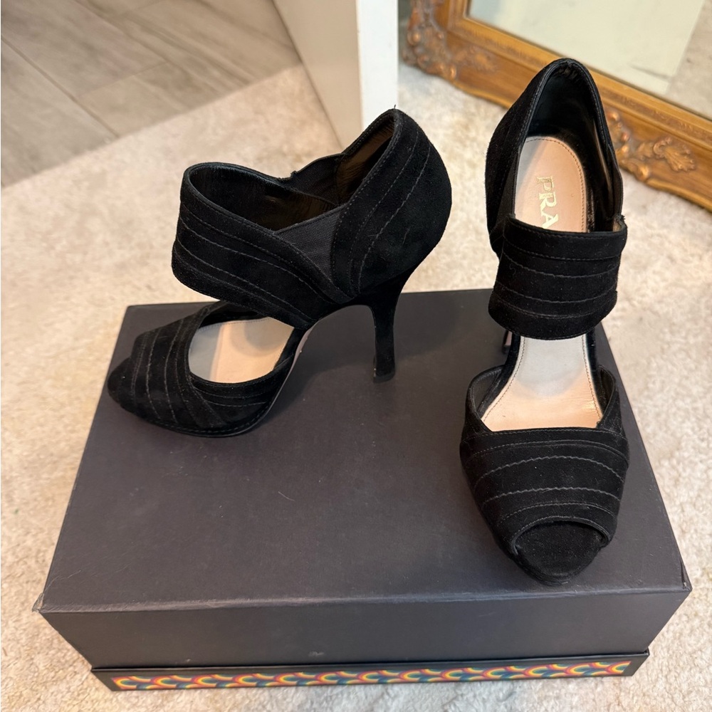 Prada, 35 1/2, black
